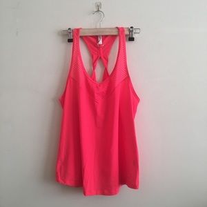 Pink Sporty Tank Top